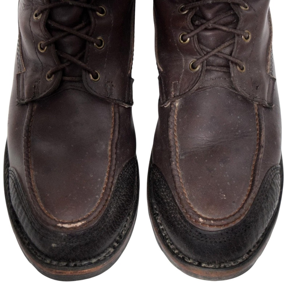Orvis Matterhorn Upland Hunting Boots Mens 13 D Brown Leather Vibram Made In USA - Picture 9 of 11